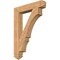 Ekena Millwork Balboa Arts & Crafts Smooth Bracket, Western Red Cedar, 5 1/2"W x 34"D x 46"H BKT06X34X46BOA03SWR - alternate 1